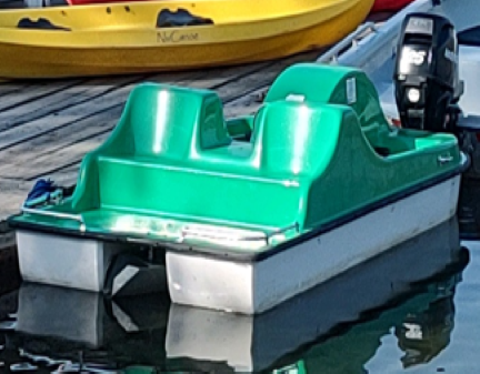 pedal boat rental at banks lake resort 